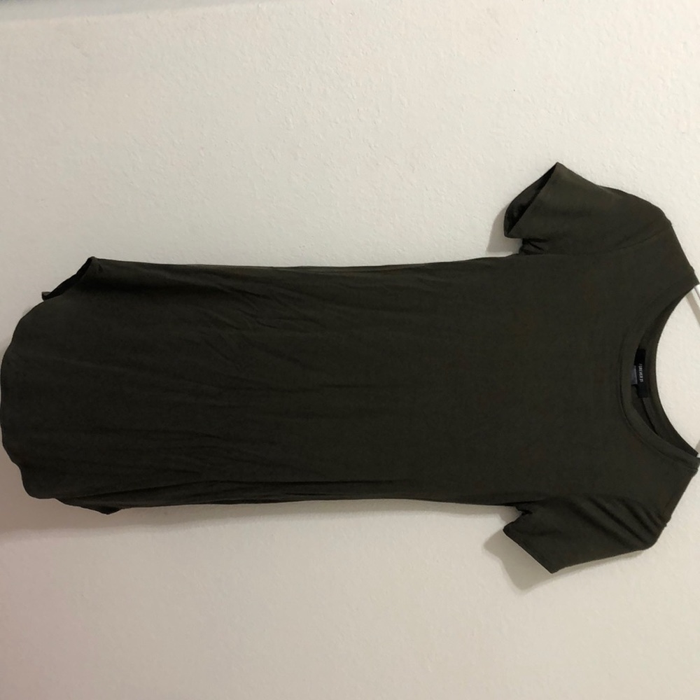 olive green dress